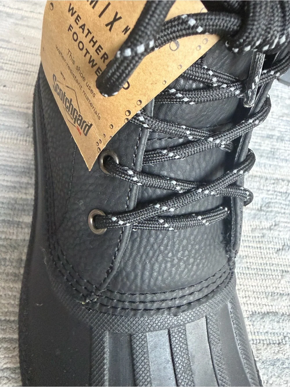 Mix No. 6 Men's Black Lace-Up Waterproof Winter Boots